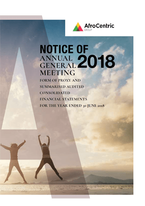 Notice of Annual General Meeting 2018