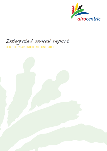 Integrated Report 2011 