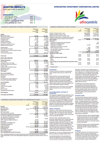 Annual Results 2012