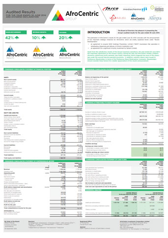 Annual Results 2014 