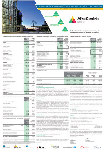 Annual Results 2015 